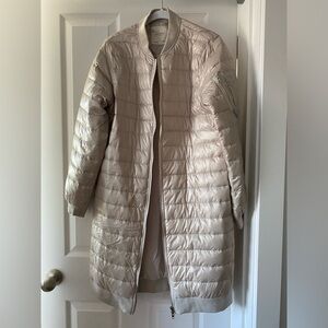 Zara winter jacket - light puffer coat in powder pink